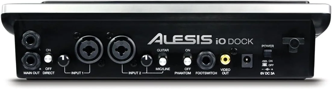 داک صوتی Alesis iO Pro برای میکسر های صوتی آیپد، مشکی