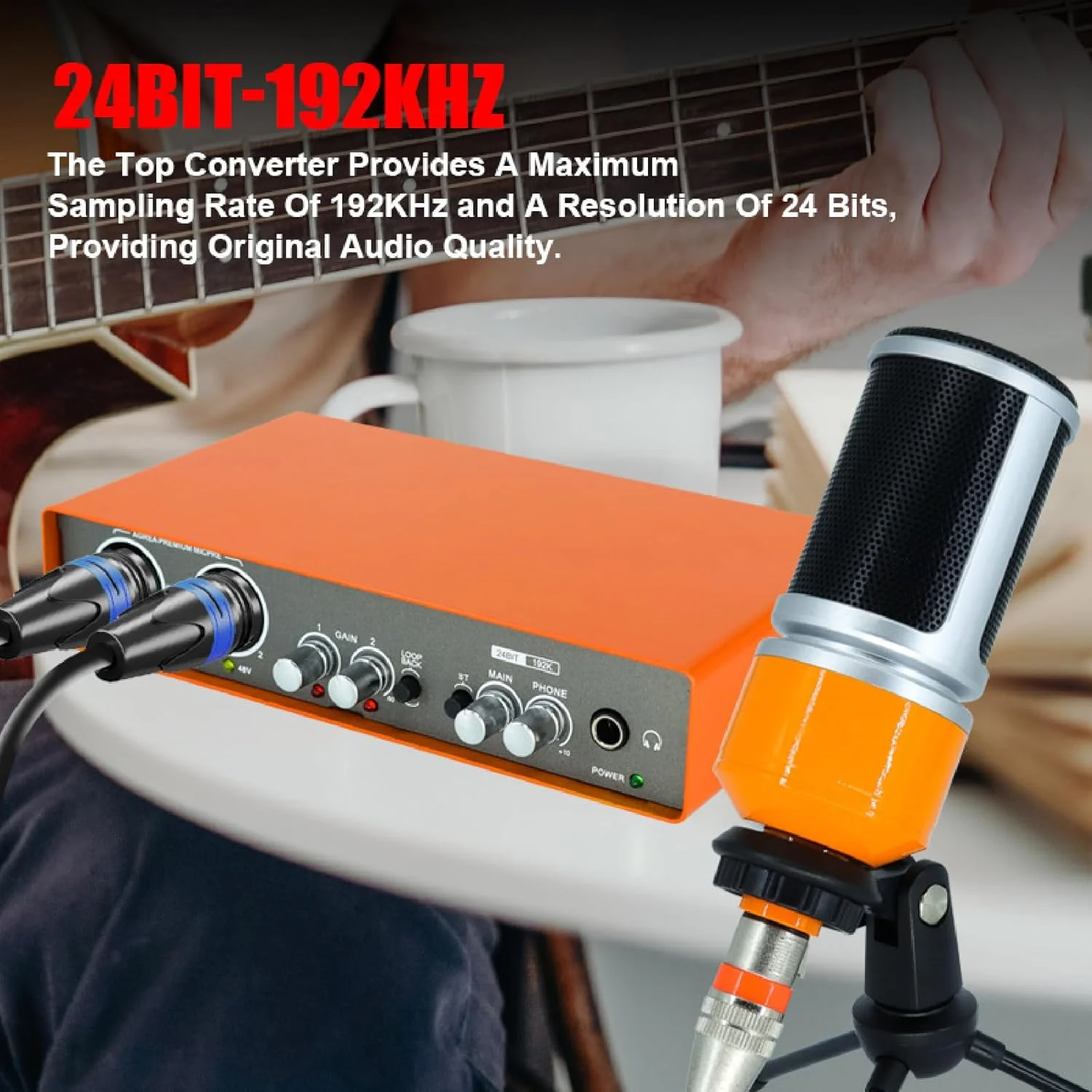 مجموعه میکروفون پادکست ADORZ، کارت صدا، رابط صوتی، ضبط، میکسر حرفه ای استودیویی برای ضبط صدا با تلفن/رایانه شخصی/لپ تاپ/مک