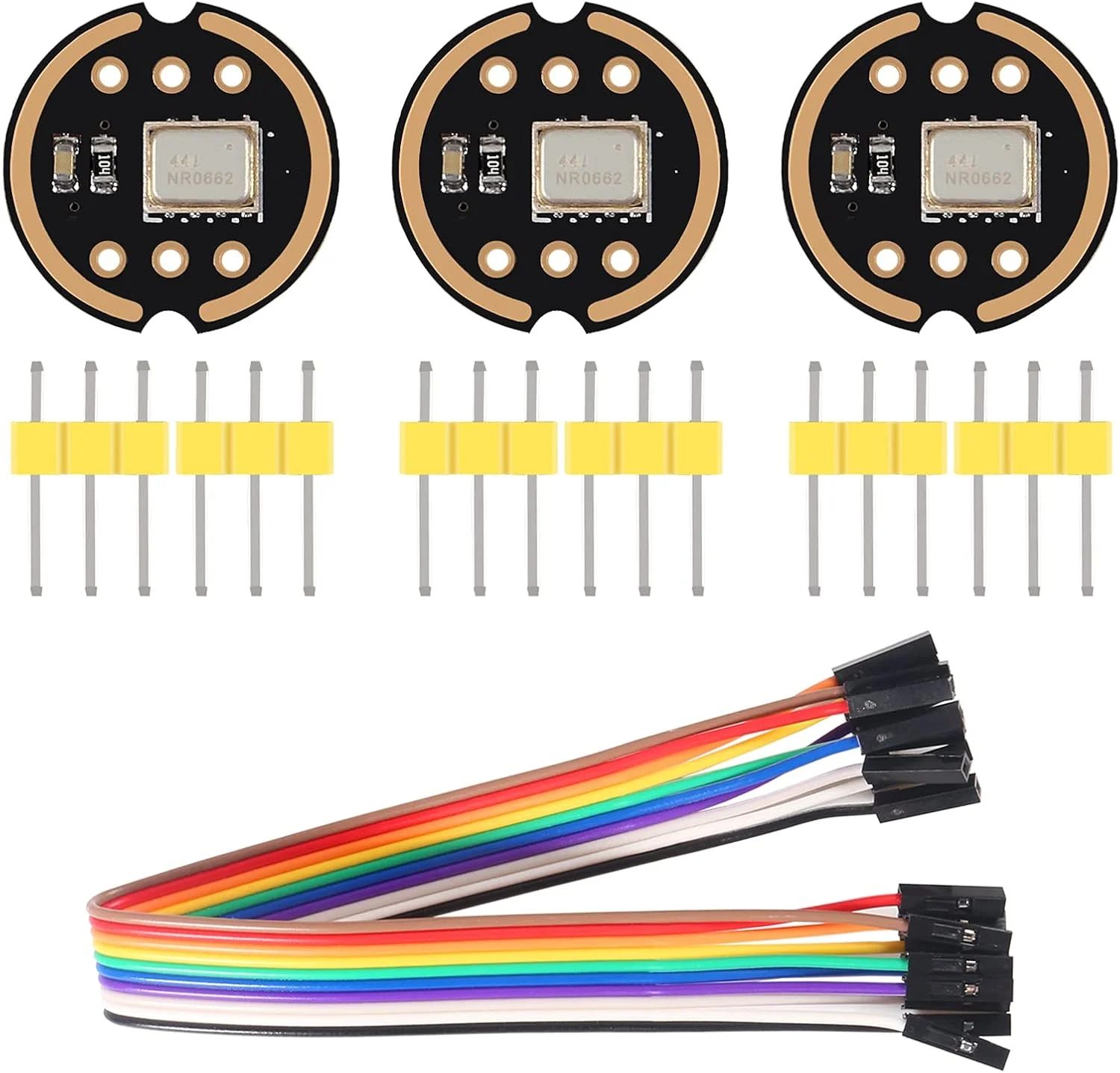 AITRIP AITRIPAITRIP ماژول میکروفون همه جهته INMP441 با رابط I2S، MEMS با دقت بالا، کم مصرف، حجم فوق العاده کوچک به همراه کابل 10 پین Dupont مادگی به مادگی 20 سانتی متری برای ESP32 DIY (3 عدد) AITRIP AITRIPAITRIP ماژول میکروفون همه جهته INMP441 با رابط I2S، MEMS با دقت بالا، کم مصرف، حجم فوق العاده کوچک به همراه کابل 10 پین Dupont مادگی به مادگی 20 سانتی متری برای ESP32 DIY (3 عدد)