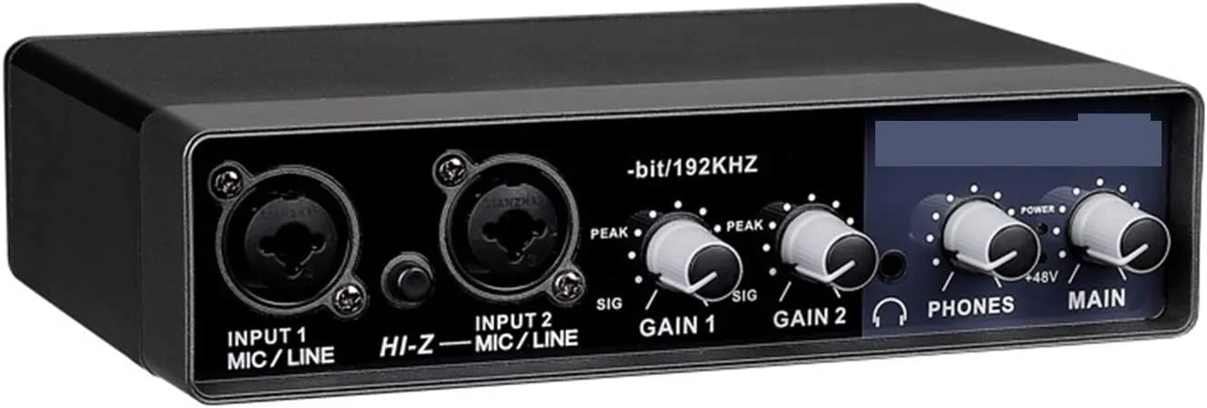 میکسر صدا، رابط کارت صدا با قابلیت مانیتورینگ، کارت صدای حرفه ای برای ضبط مستقیم گیتار الکتریک برای استودیو و آواز