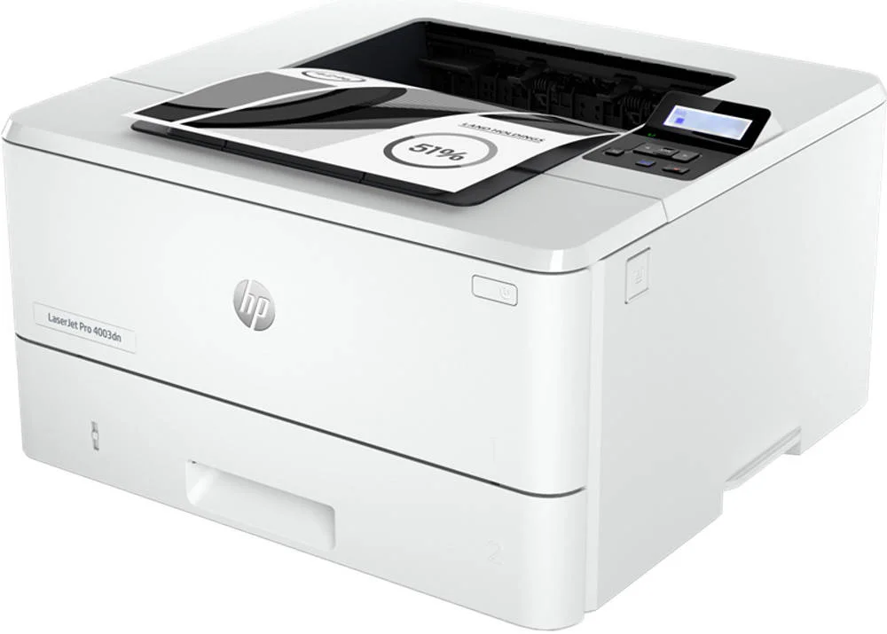 پرینتر لیزری اچ پی LaserJet Pro 4003dn، رزولوشن 1200 x 1200 dpi، سرعت چاپ تا 40 صفحه در دقیقه، نمایشگر گرافیکی LCD، سینی چندمنظوره 100 برگی 1، سینی ورودی 250 برگی، USB / Ethernet | 2Z609A