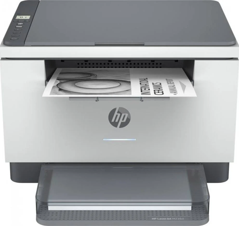 پرینتر چندکاره لیزری HP مدل M236d LaserJet، سرعت چاپ تا 29 صفحه در دقیقه، عملکردهای کپی/چاپ/اسکن، ظرفیت ورودی استاندارد 150 برگه، اتصال USB 2.0، سفید - خاکستری | 9YF94A