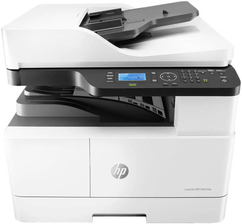 پرینتر چندکاره لیزری HP مدل M443nda، پرینت، کپی، اسکن، سرعت پرینت تا 25 صفحه در دقیقه، چاپ دوروی اتوماتیک، رزولوشن تا 1200x1200 dpi، نمایشگر LCD چهار خطی، اتصال USB و Ethernet، سفید | 8AF72A پرینتر چندکاره لیزری HP مدل M443nda، پرینت، کپی، اسکن، سرعت پرینت تا 25 صفحه در دقیقه، چاپ دوروی اتوماتیک، رزولوشن تا 1200x1200 dpi، نمایشگر LCD چهار خطی، اتصال USB و Ethernet، سفید | 8AF72A