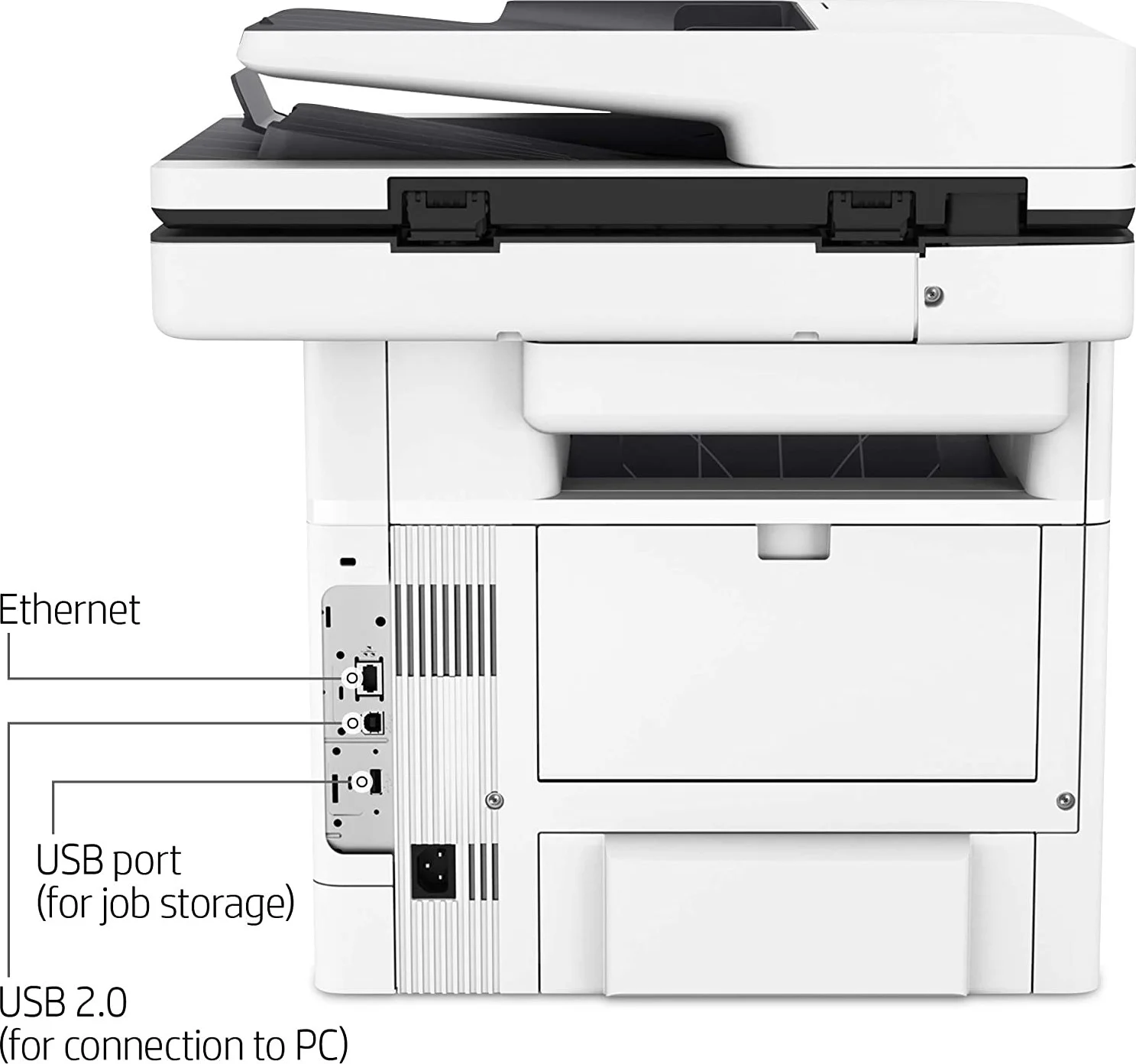 پرینتر لیزری تک رنگ چندکاره HP مدل MFP M528dn، سرعت چاپ 45 صفحه در دقیقه، اسکنر تخت 8.5 x 14 اینچ، سرعت چاپ 45 صفحه در دقیقه، 1200 x 1200 dpi، ADF با ظرفیت 100 برگ، صفحه لمسی رنگی 8 اینچی، سفید | 1PV64A