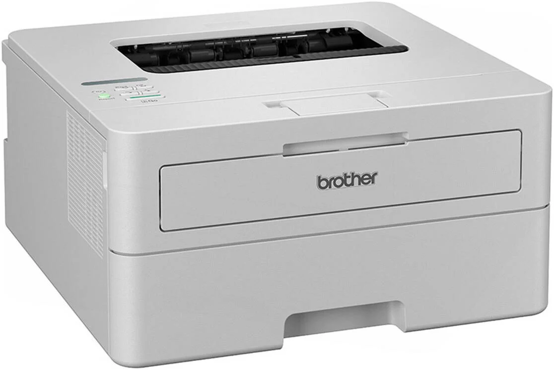 پرینتر لیزری تک رنگ Brother HL-B2100D، صفحه نمایش LCD دو خطی، سینی کاغذ 250 برگی، تغذیه خودکار اسناد 50 برگی، چاپ تا 34 صفحه در دقیقه برای A4، بی سیم و Wi-Fi Direct، خاکستری | HL-B2100D