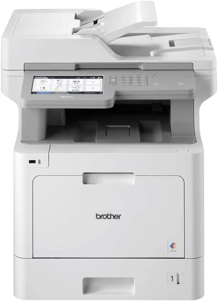 Brother MFC-L9570CDW All-In-One Color Laser Printer, 31ppm Prints Speed, Automatic 2-Sided Print, 100ipm Scan Speed, 6.9" Touchscreen LCD, 300 Sheet Paper Input, White | 8CE88800141
