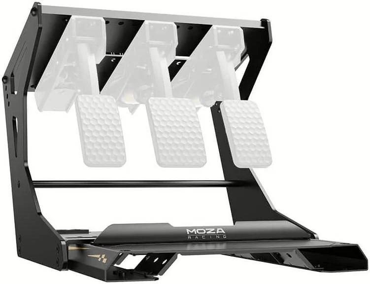 کیت وارونگی MOZA CRP2، زاویه قابل تنظیم 20 درجه و فاصله پدال قابل تنظیم، آلیاژ آلومینیوم مستحکم، مشکی