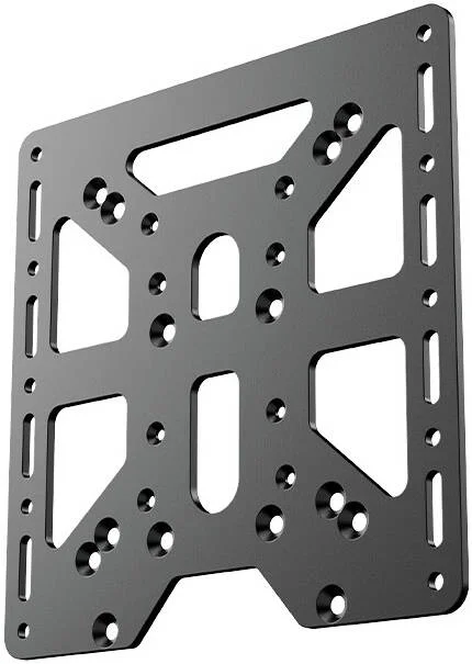 آداپتور پایه نصب MOZA Flight، ابعاد 220 x 220 x 4 میلی متر، فولاد با مقاومت بالا، مشکی | BASE-MOUNT