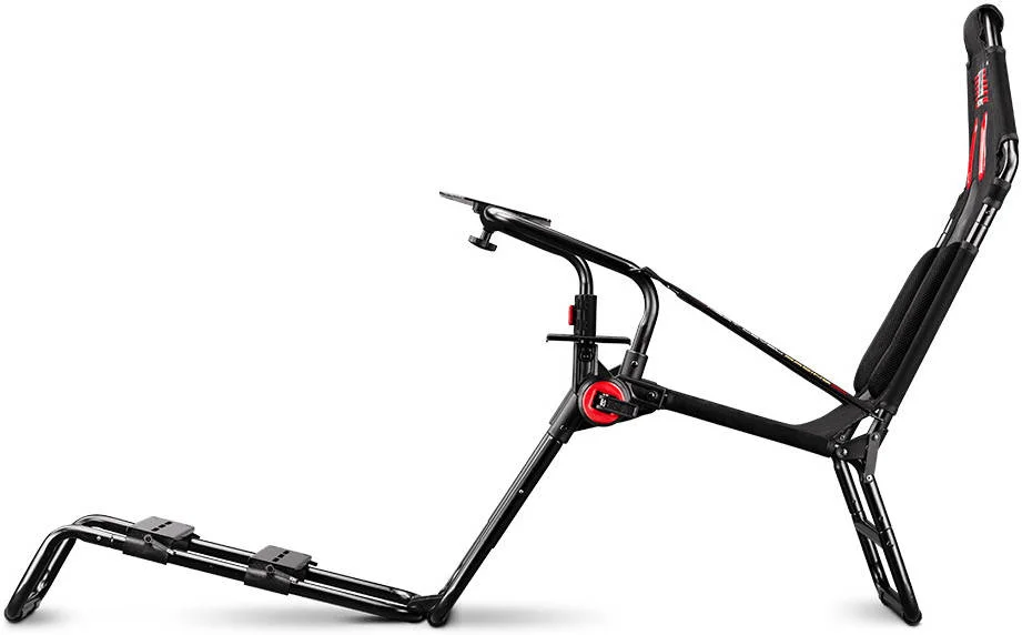 صندلی مسابقه تاشو Next Level Racing GT Lite، فرمان قابل تنظیم، موقعیت و زاویه پدال و دنده، نصب سخت، پارچه بسیار تنفسی، تاشو و نگهداری آسان، مشکی | NLR-S021