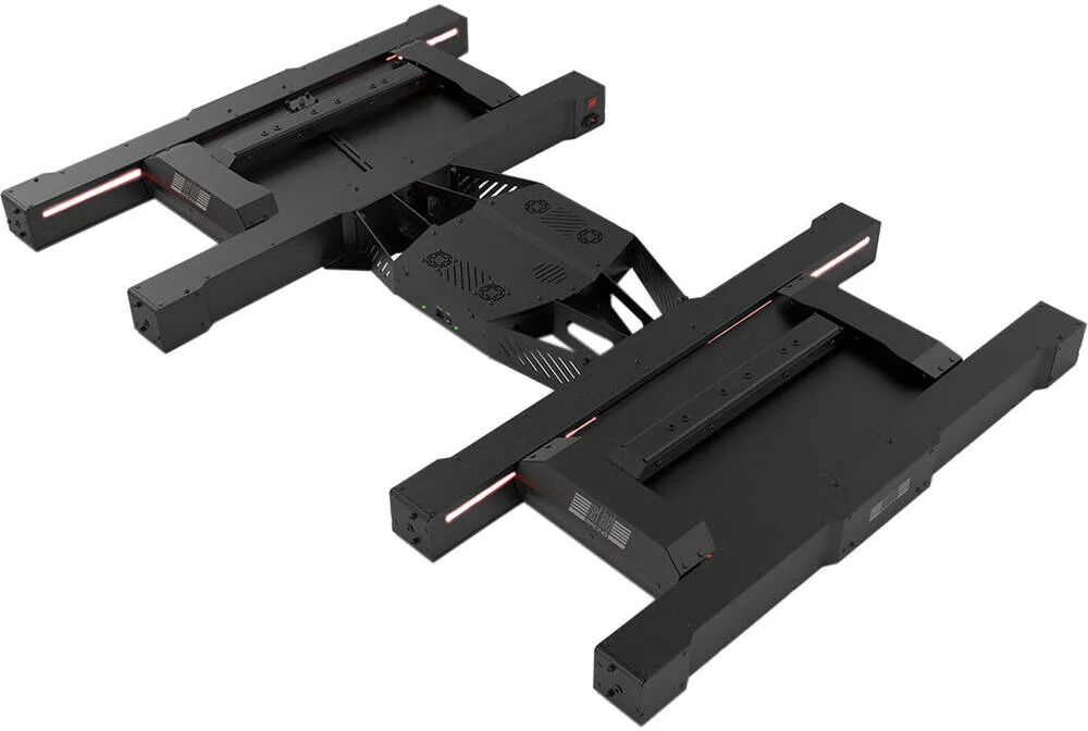 پلتفرم حرکتی Next Level Racing Traction Plus - قسمت 2/3 صندلی گیمینگ، حداکثر ظرفیت 235 کیلوگرم، شخصی / تجاری، آماده برای واقعیت مجازی، چراغ های LED قابل تنظیم، نرم افزار NLR Platform Manager، مشکی | 40370