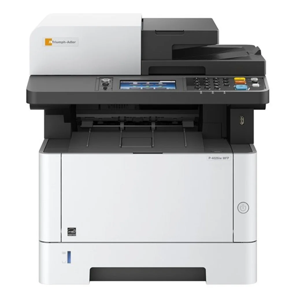 دستگاه چندکاره سیاه و سفید Triumph Adler P-4026iw MFP (پرینت، کپی، اسکن، فکس) با سرعت 40 صفحه در دقیقه و صفحه لمسی (4.3 اینچ) | P-4026iw MFP