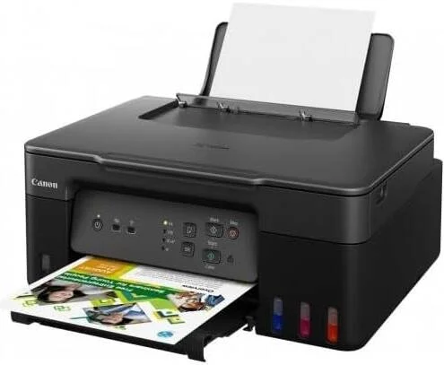 پرینتر مخزن دار کانن PIXMA G3430 MegaTank، چاپ/اسکن/کپی بی سیم 3 در 1، مخزن های جوهر قابل شارژ، بازدهی بالا، چاپ سریع 11ipm، سینی 100 برگی، چاپ موبایل و ابری، هزینه های عملیاتی پایین، مشکی | PIXMA-G3430