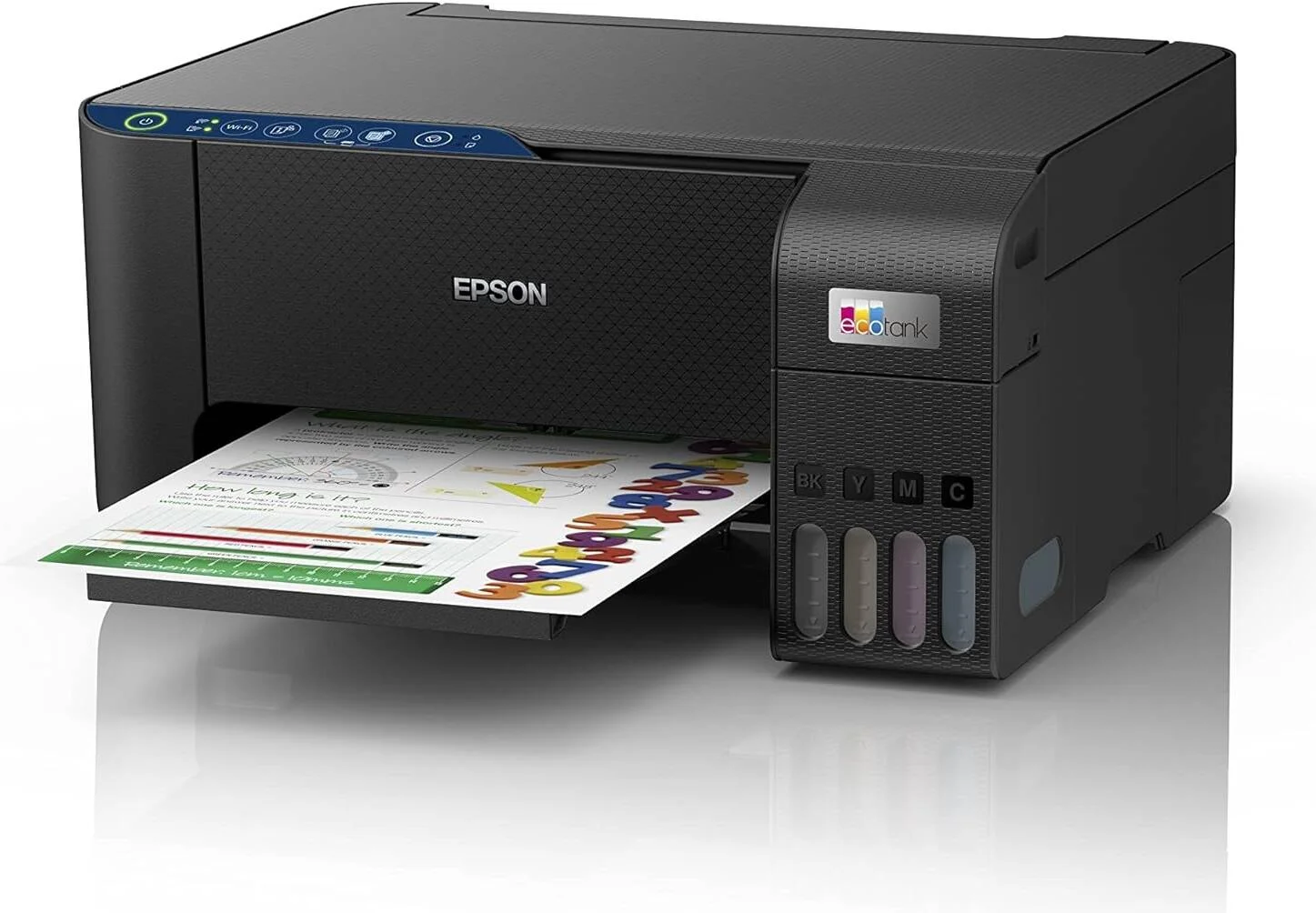 پرینتر چندکاره مخزن جوهر خانگی EPSON EcoTank L3252، A4، رنگی، پرینتر 3 در 1 با قابلیت اتصال به وای فای و برنامه Smartpanel | C11CJ67424 پرینتر چندکاره مخزن جوهر خانگی EPSON EcoTank L3252، A4، رنگی، پرینتر 3 در 1 با قابلیت اتصال به وای فای و برنامه Smartpanel | C11CJ67424