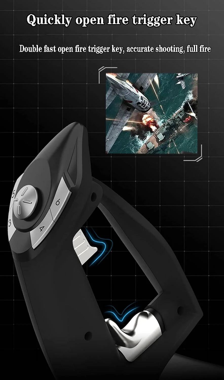 جوی استیک کامپیوتر PXN 2119Pro با لرزش، کلید هشت جهته، تخصیص کلید، پاسخ سریع، استیک شبیه ساز پرواز برای PS4/XBOX ONE/Windows، مشکی | PXN-2119 Pro