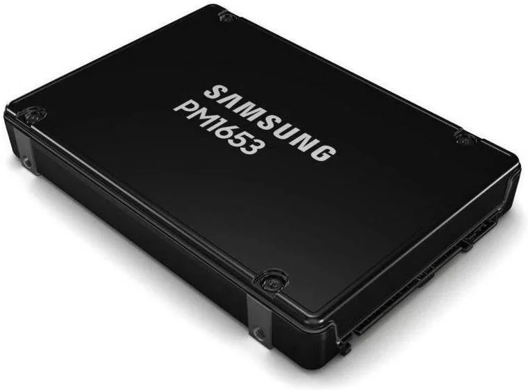 حافظه SSD داخلی سازمانی SAMSUNG PM1653 با ظرفیت 15.36 ترابایت، رابط SAS 24Gbps و فرم فاکتور 2.5 اینچ، سرعت خواندن ترتیبی تا 4200 مگابایت بر ثانیه و سرعت نوشتن ترتیبی تا 3700 مگابایت بر ثانیه، فناوری V-NAND 128 لایه، رنگ مشکی | MZILG15THBLA-00A07 حافظه SSD داخلی سازمانی SAMSUNG PM1653 با ظرفیت 15.36 ترابایت، رابط SAS 24Gbps و فرم فاکتور 2.5 اینچ، سرعت خواندن ترتیبی تا 4200 مگابایت بر ثانیه و سرعت نوشتن ترتیبی تا 3700 مگابایت بر ثانیه، فناوری V-NAND 128 لایه، رنگ مشکی | MZILG15THBLA-00A07
