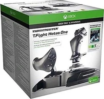 جوی استیک Thrustmaster T-Flight Hotas One (ایکس باکس وان و کامپیوتر)، دریچه گاز جداشدنی، جوی استیک ارگونومیک، سیستم رادر دوگانه، مشکی | TM-JSTK-TFLGHT-HOTAS1