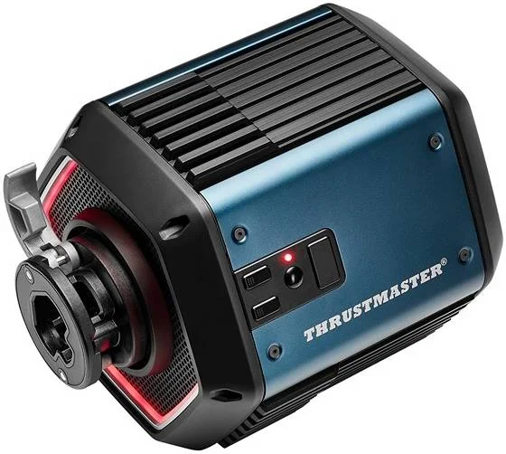 پایه سروو Thrustmaster T818، فناوری بازخورد نیروی Direct Drive، ارائه دهنده 10 نیوتن متر گشتاور، قدرت پالایش نشده، سازگاری رو به عقب، مشکی/آبی | TM-WHL-T818