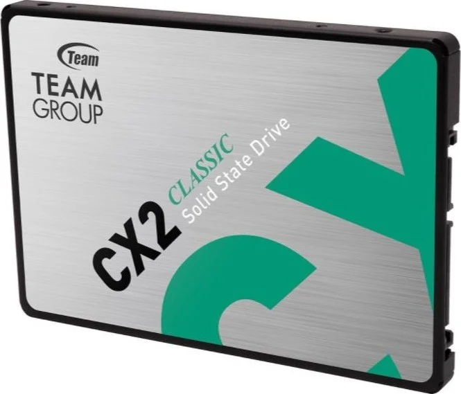حافظه اس اس دی داخلی Team Group CX2 2.5 اینچی 1 ترابایتی SATA III 3D NAND، سرعت خواندن/نوشتن تا 540/490 مگابایت بر ثانیه، SATA III 6Gb/s، ولتاژ DC +5، 1,000,000 ساعت MTBF، 800 ترابایت نوشته شده | T253X6001T0C101 - تصویر 2
