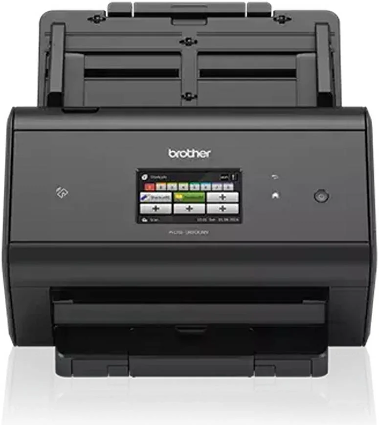 اسکنر اسناد Brother ADS-3600W، دارای ADF با ظرفیت 50 برگ، سرعت اسکن 50 صفحه در دقیقه یک رو / 100 تصویر در دقیقه دو رو، رزولوشن 600 DPI، USB 3.0/Ethernet/Wi-Fi، مشکی | 8WD50400141