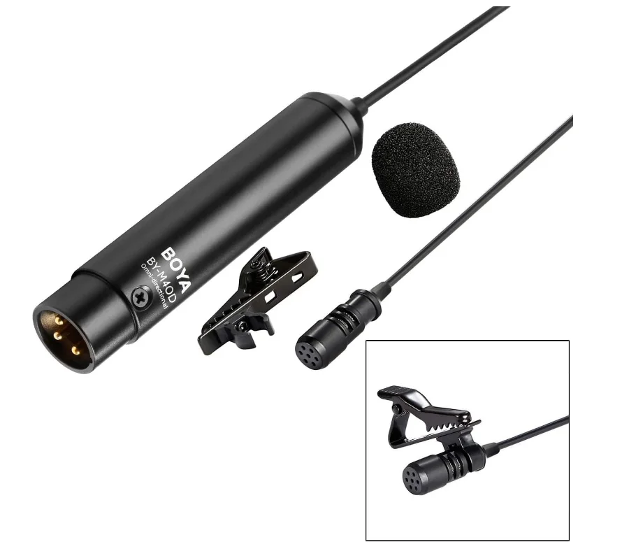 میکروفون یقهای بویا BOYA BY-M4OD با الگوی قطبی Omni-directional میکروفون یقهای بویا BOYA BY-M4OD با الگوی قطبی Omni-directional