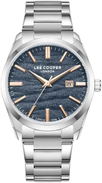 ساعت مچی مردانه لی کوپر، نمایشگر آنالوگ و بند فلزی - LC08231.300، نقره ای