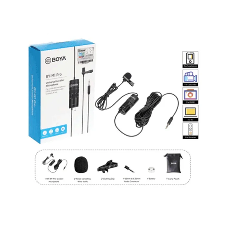 میکروفون یقه ای Boya BY-M1 Pro