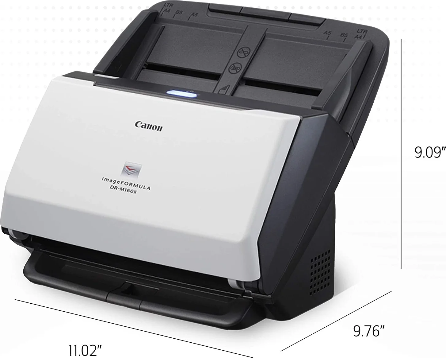 اسکنر اسناد اداری کانن Image Formula، سرعت اسکن تا 60 صفحه در دقیقه / 120 تصویر در دقیقه، 7000 اسکن در روز، سازگار با ویندوز، مک و لینوکس، رابط USB 2.0، سفید - مشکی | 9725B003AH