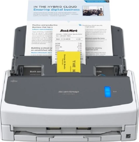 اسکنر اسنپ سند مدل iX-1400 ریکو، سایز A4، دارای ADF با ظرفیت 50 برگ، رزولوشن 600 dpi، سرعت 40 برگ در دقیقه (تک رنگ) / 40 برگ در دقیقه (رنگی)، USB 3.2 Gen 1، Dual CIS | PA03820-B001