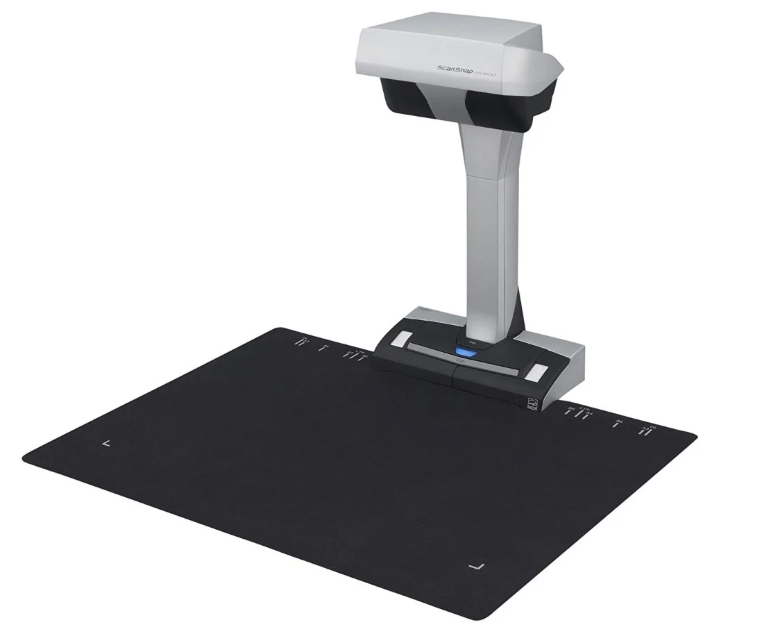 اسکنر کتاب ریکو ScanSnap SV600، ۱۲ صفحه در دقیقه، حداکثر سایز کاغذ A3، رنگی، خاکستری، سیاه و سفید، یک رو | PA03641-B301