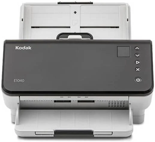 اسکنر Kodak Alaris E1040، سرعت 40ppm/80ipm، رزولوشن اپتیکال 600dpi، ظرفیت فیدر تا 80 برگ، تا 5000 صفحه در روز، سفید/مشکی | 8011892 اسکنر Kodak Alaris E1040، سرعت 40ppm/80ipm، رزولوشن اپتیکال 600dpi، ظرفیت فیدر تا 80 برگ، تا 5000 صفحه در روز، سفید/مشکی | 8011892