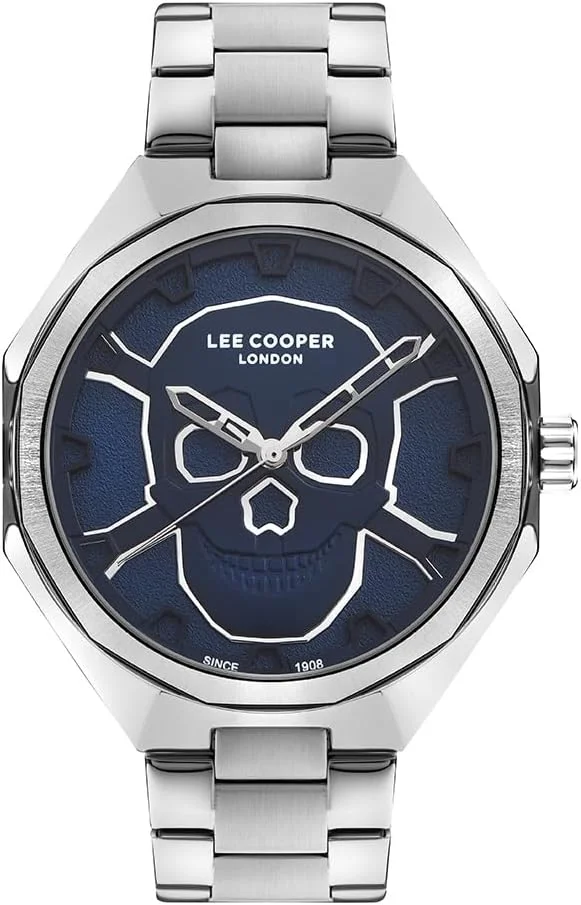 ساعت مچی مردانه عقربه ای لی کوپر مدل LC07640.390، صفحه آبی، آبی، کلاسیک