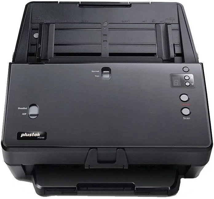 اسکنر اسناد Plustek SmartOffice، با ظرفیت 100 برگه ADF، سرعت اسکن 60 صفحه در دقیقه / 120 تصویر در دقیقه، رزولوشن اپتیکال 600dpi، تکنولوژی Ultrasonic، سنسور تصویر CIS x2، رنگ مشکی | PT2160