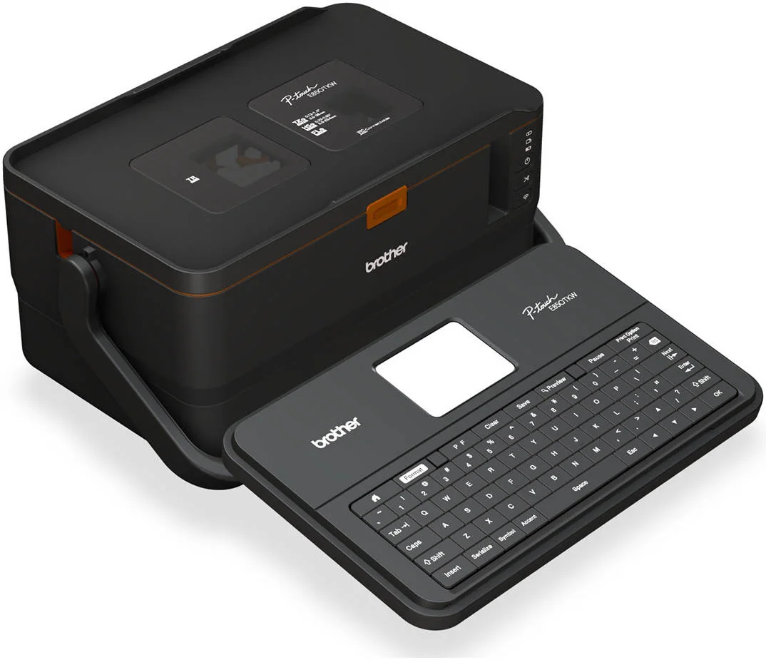 چاپگر لیبل و تیوب برادر مدل PT-E850TKWLI، سرعت چاپ لیبل 60 میلی متر بر ثانیه، سرعت چاپ تیوب 40 میلی متر بر ثانیه، رزولوشن 360 dpi، صفحه نمایش LCD، صفحه کلید QWERTY، اتصال بی سیم و USB، مشکی | PT-E850TKWLI چاپگر لیبل و تیوب برادر مدل PT-E850TKWLI، سرعت چاپ لیبل 60 میلی متر بر ثانیه، سرعت چاپ تیوب 40 میلی متر بر ثانیه، رزولوشن 360 dpi، صفحه نمایش LCD، صفحه کلید QWERTY، اتصال بی سیم و USB، مشکی | PT-E850TKWLI