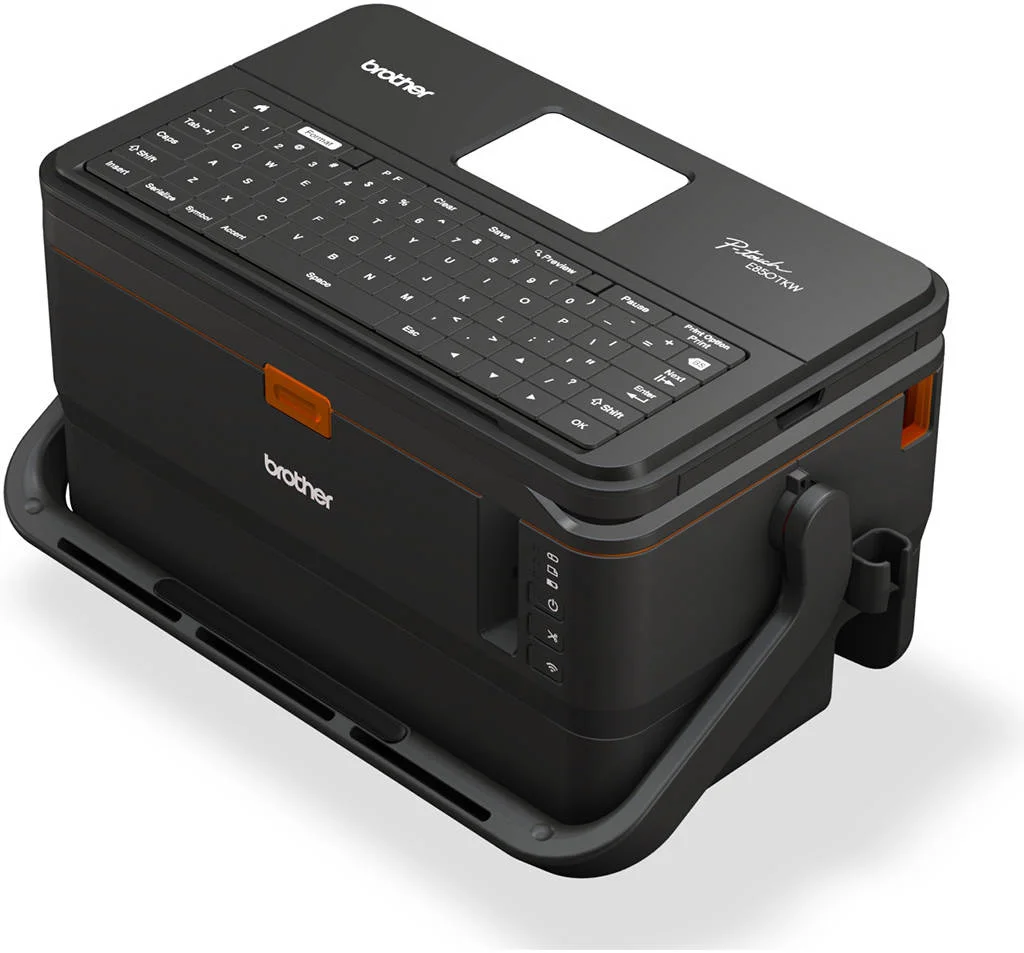 چاپگر لیبل و تیوب برادر مدل PT-E850TKWLI، سرعت چاپ لیبل 60 میلی متر بر ثانیه، سرعت چاپ تیوب 40 میلی متر بر ثانیه، رزولوشن 360 dpi، صفحه نمایش LCD، صفحه کلید QWERTY، اتصال بی سیم و USB، مشکی | PT-E850TKWLI چاپگر لیبل و تیوب برادر مدل PT-E850TKWLI، سرعت چاپ لیبل 60 میلی متر بر ثانیه، سرعت چاپ تیوب 40 میلی متر بر ثانیه، رزولوشن 360 dpi، صفحه نمایش LCD، صفحه کلید QWERTY، اتصال بی سیم و USB، مشکی | PT-E850TKWLI