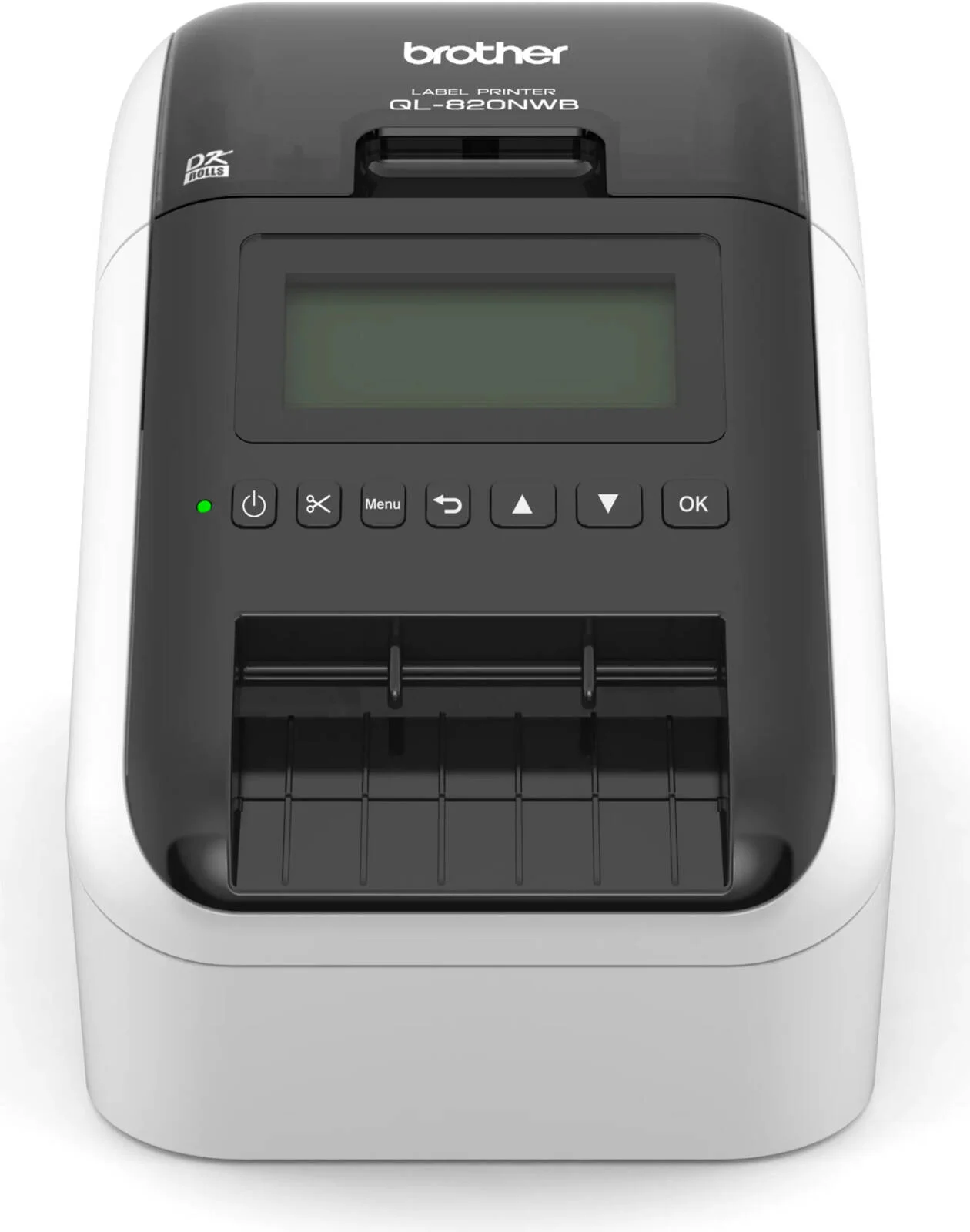 چاپگر حرارتی لیبل برادر مدل QL-820NWB، LCD گرافیکی 320x120 نقطه ای با نور پس زمینه، سرعت چاپ 176 میلی متر بر ثانیه، USB و اترنت سیمی، شبکه بی سیم، بلوتوث، خاموش شدن خودکار، سفید | QL-820NWB چاپگر حرارتی لیبل برادر مدل QL-820NWB، LCD گرافیکی 320x120 نقطه ای با نور پس زمینه، سرعت چاپ 176 میلی متر بر ثانیه، USB و اترنت سیمی، شبکه بی سیم، بلوتوث، خاموش شدن خودکار، سفید | QL-820NWB