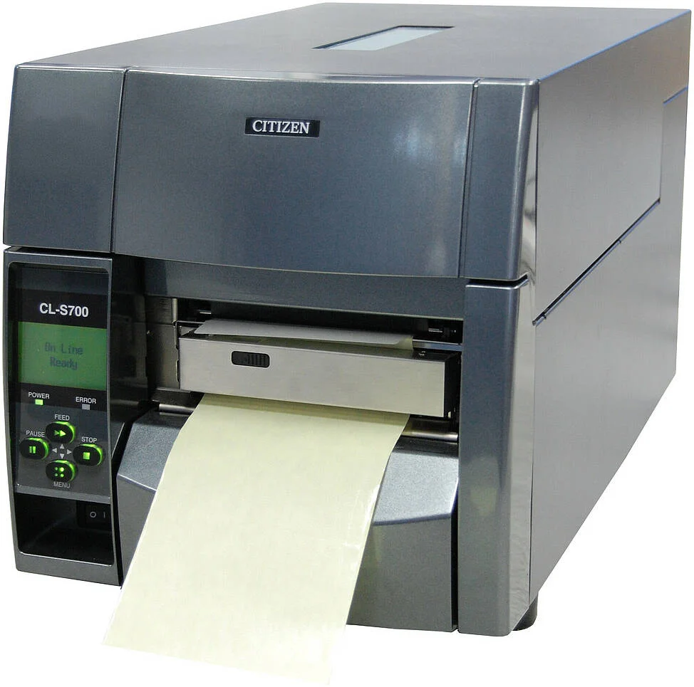 چاپگر بارکد و لیبل حرارتی Citizen America مدل CL-S700 با سنسور قابل تنظیم، سریال RS-232، حداکثر عرض چاپ 4 اینچ، رزولوشن 203 DPI، سرعت چاپ 10 اینچ در ثانیه، رابط USB، مشکی چاپگر بارکد و لیبل حرارتی Citizen America مدل CL-S700 با سنسور قابل تنظیم، سریال RS-232، حداکثر عرض چاپ 4 اینچ، رزولوشن 203 DPI، سرعت چاپ 10 اینچ در ثانیه، رابط USB، مشکی