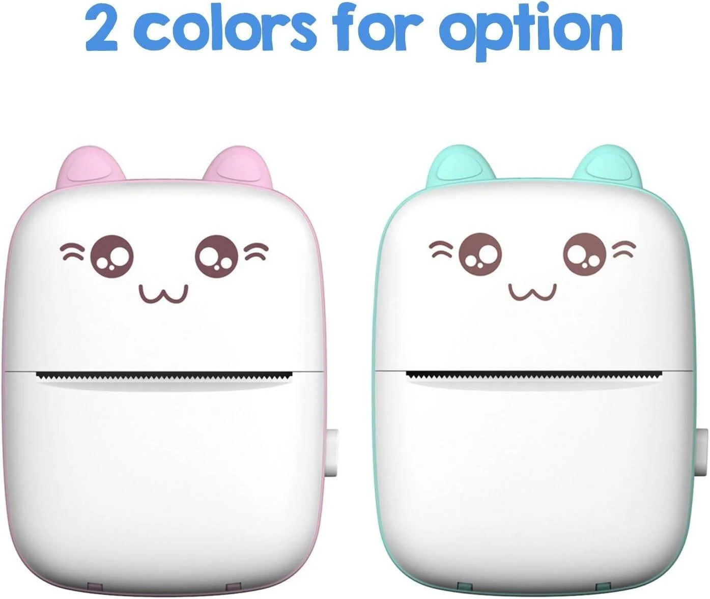 چاپگر حرارتی بلوتوثی جیبی کوچک قابل حمل با کاغذ چاپ حرارتی و کابل USB برای چاپ یادداشت، عکس و اسناد وب