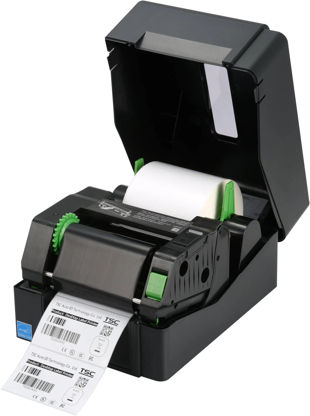 چاپگر بارکد انتقال حرارتی رومیزی TSC TE210، 8 نقطه در میلی متر 203 DPI، سرعت چاپ 152.4 میلی متر 6 اینچ در ثانیه، اترنت، RS-232، میزبان USB، اترنت داخلی، 10/100 مگابیت بر ثانیه | 99-065A301-00LF00