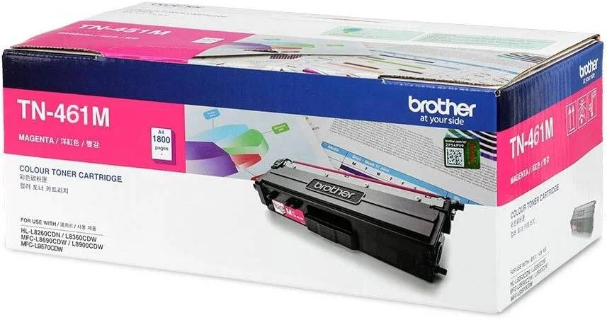 کارتریج تونر پرینتر جوهر افشان رنگی سرخابی استاندارد Brother Genuine TN-461M