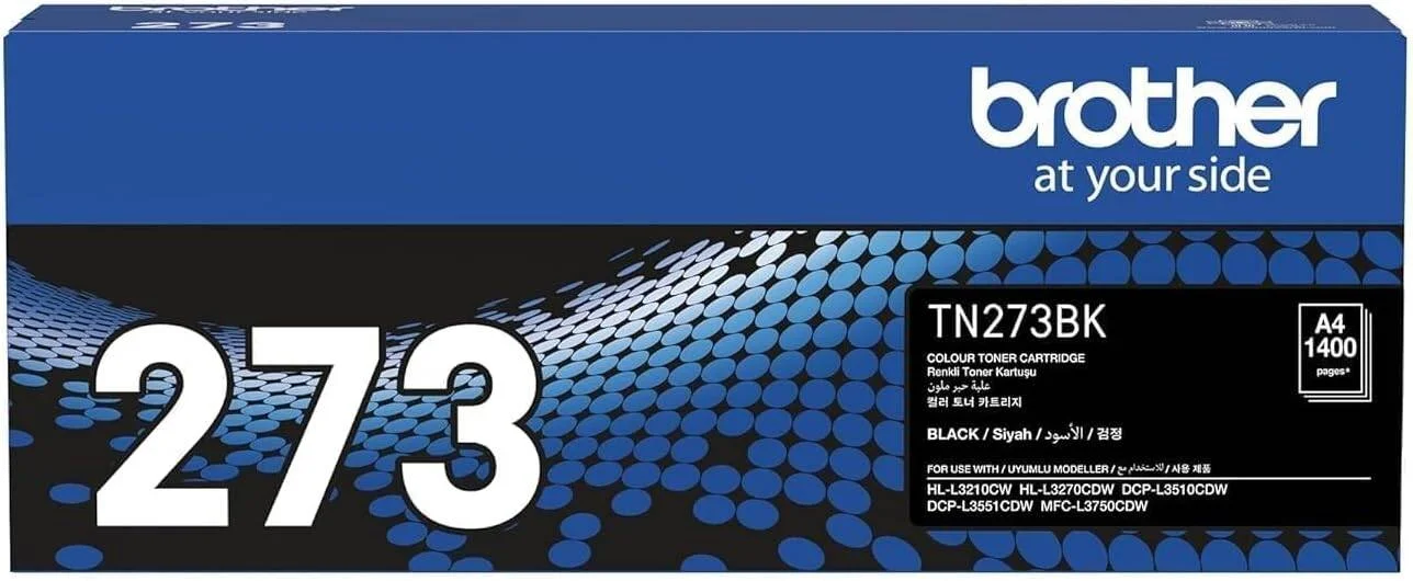 کارتریج تونر مشکی استاندارد Brother TN273BK، چاپ تا 1400 صفحه - بسته 5 عددی