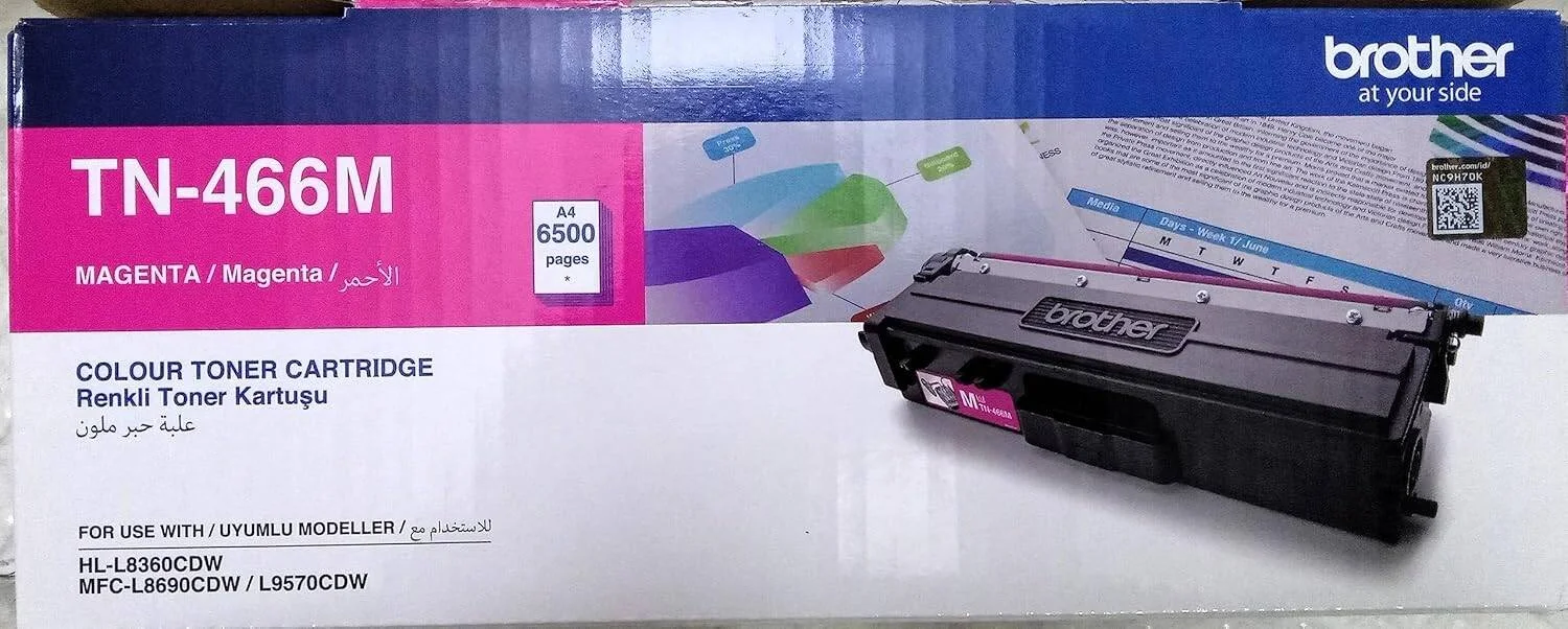 کارتریج تونر با بازدهی بالا Brother Industries TN-466، رنگ سرخابی