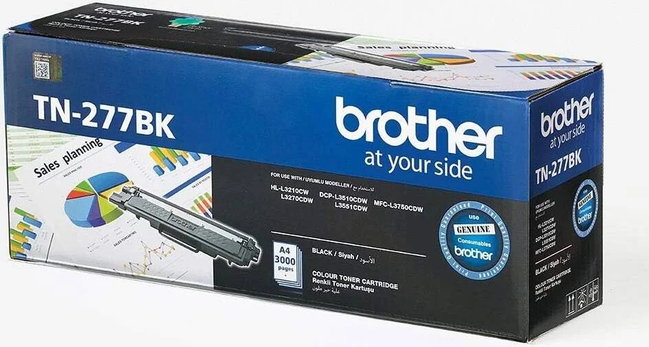 کارتریج تونر مشکی با ظرفیت بالا Brother TN-277 مناسب برای HL-L3270CDW DCP-L3551CDW