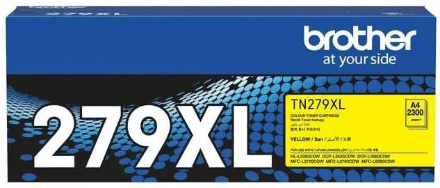کارتریج تونر Brother TN-279XL، تا 2300 برگ، زرد | TN-279XL-YELLOW