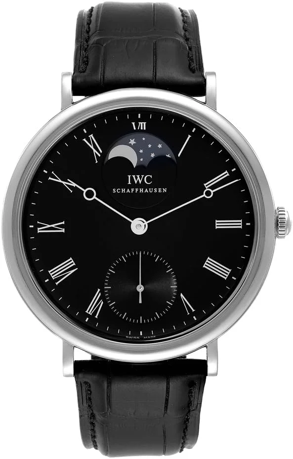 ساعت مردانه IWC Portofino IW544801 با صفحه ماه استیل ضد زنگ مجموعه قدیمی 46 میلی متری