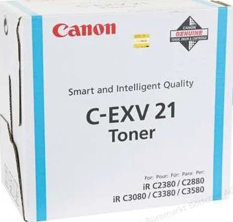 کارتریج تونر فیروزه ای کانن C-EXV 21C برای دستگاه های Canon Image Runner مدل های IR-C 2380 / 3080 / 2880 کارتریج تونر فیروزه ای کانن C-EXV 21C برای دستگاه های Canon Image Runner مدل های IR-C 2380 / 3080 / 2880