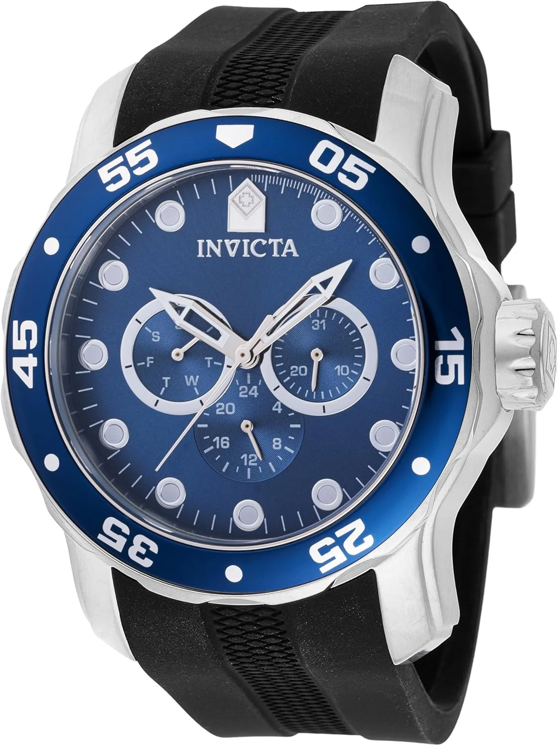 ساعت مردانه اینویکتا Pro Diver - SCUBA 45722 - ضد آب - آنالوگ - موتور کوارتز - استیل ضد زنگ با صفحه آبی - 48 میلی متر