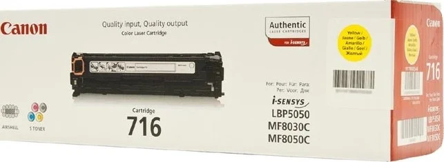 کارتریج تونر زرد اصلی کانن 716 | 1977B002AA کارتریج تونر زرد اصلی کانن 716 | 1977B002AA