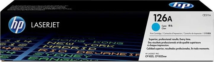 کارتریج تونر لیزری آبی اچ پی 126A مدل CE311A
