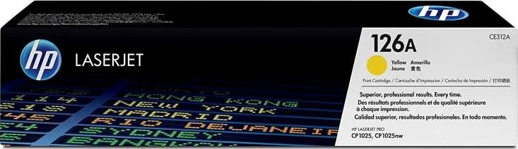 کارتریج تونر لیزری زرد اچ پی 126A مدل CE312A