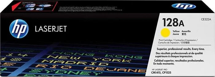 کارتریج تونر لیزری زرد اچ پی 128A مدل CE322A
